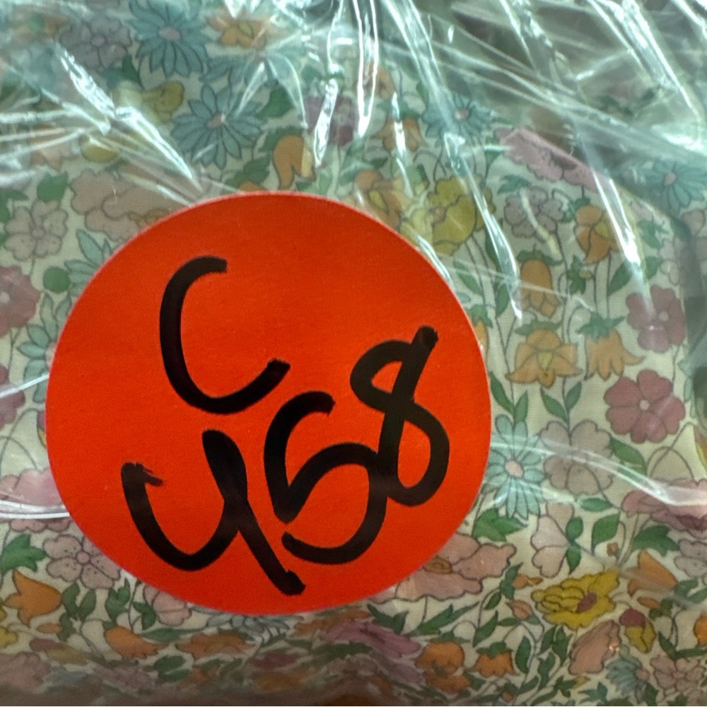 New FOR LOVE & LEMONS RALEIGH Green Floral Crop Top Puff Sleeves XS - Picture 8 of 8